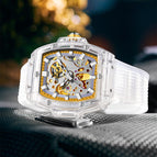 ONOLA ON3832 fashion new hollow automatic mechanical watch men's waterproof transparent watch men