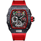 KIMSDUN Multifunctional Bucket Type Fashion Sports Watch Men's Miller Calendar Quartz men's casual Watch K-2013B