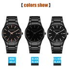 Men's Waterproof Watch Steel Strap New Fashion Men's Simplicity Fashion Watch Quartz Watch Men's Watch HM-1756