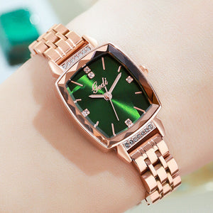 Gedi2021 new women's watch Korean fashion leisure diamond inlaid waterproof quartz office lady watch 13019