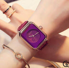 GUOU 8162 Women's Bracelet Watches Fashion Ladies Watch Luxury reloj mujer Watches Women Leather casual watch