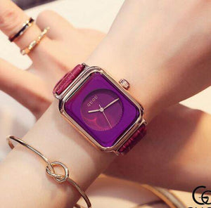 GUOU 8162 Women's Bracelet Watches Fashion Ladies Watch Luxury reloj mujer Watches Women Leather casual watch