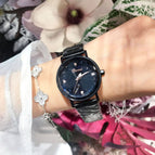 DIMINI Star Watch Korean Ladies Rhinestone Fashion Copper Case Steel strap Watch Quartz Girls Watch 5292