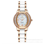 SENO watch 2022 new temperament atmosphere fashion oval watch women's temperament trend diamond-encrusted women's watch s035
