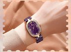 Reward new women's watch Elegant Lady Watch Diamond Quartz waterproof steel Watch
