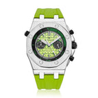 KIMSDUN men's watch fashion multi-functional silicone sports waterproof quartz business watch K-1223B