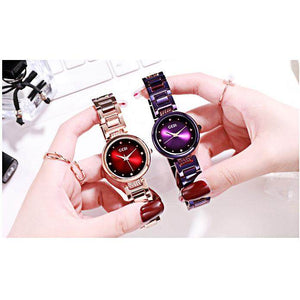 GEDI 14006 Fashion Casual Watch Hot Sale Women Elegant Luxury Stainless Steel Waterproof Ladies Analog Quartz Wristwatch