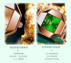 SENO Steel Small Square Watch Ladies Fashion waterproof diamond Quartz women lady Watch S057