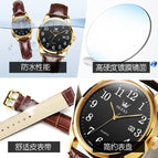 OLEVS Watch for men fashion figure simple calendar waterproof quartz men watch 5566 men