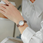 GUOU women's Watch female simple fashion temperament diamond round waterproof quartz watch belt niche ladies watch 8226
