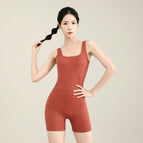Dancing Dress New yog suits with Chest Pad Quick-Drying Tight Aerial Yoga Clothes Women's Fitness Jumpsuit ENY305