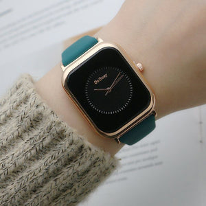 Men's and women fashion watch red net silicone quartz student's lady casual watch 201