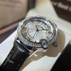VISDAM New Watch Women's Balloon Women's Watch Full Diamond Quartz Watch Belt Women's Watch Retro Roman Live Broadcast