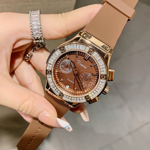2021 new watch female ins niche light luxury temperament Dimini calendar multi-function women watch 0543
