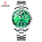 CHENXI Green Water Ghost Watch Women's Men's Couple Watch Waterproof Fashion Luminous Men's Watch CX-085A