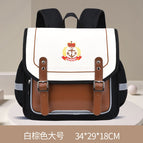 New primary school students horizontal schoolbag boys and girls refrigerator-style open door girls schoolbag large-capacity children's bag 5611