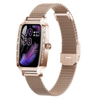 2022 new arrive NORTH EDGE H8S Smart Watch Girlfriend Gift Birthday Gift crystal stone Ladies dial Menstrual period reminder IP68 water proof