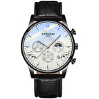 KIMSDUN new moon phase star men's watch student fashion trend multi-functional quartz watch waterproof men's watch K-1875B