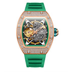 ONOLA ON3838D 2023 New  Men watch Automatic Mechanical Watch Men's Silicone Band Fashion Waterproof men's business casual watch