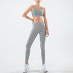 Women's Yoga sports suit running exercise fitness two piece set Y26B6751+Y26K6820