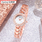 2021 women watch bracelet set fashion simple quartz lady watch office lady student gift watch box set 5015