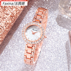 2021 women watch bracelet set fashion simple quartz lady watch office lady student gift watch box set 5015