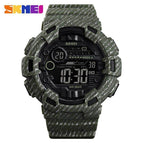SKMEI Fashion Sport Watch Men Alarm Clock Cowboy Waterproof Week Display Men Watches Denim Digital Watch 1472
