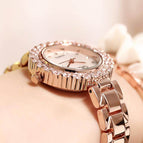 GEDI 3004 Fashion Casual Watch Hot Sale Women Elegant Luxury Stainless Steel Waterproof Ladies Diamond Rhinestone Analog Quartz Wristwatch