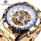 Forsining European and American Men's Fashion luminous Watch Automatic Mechanical men business casual Watch SLZ56