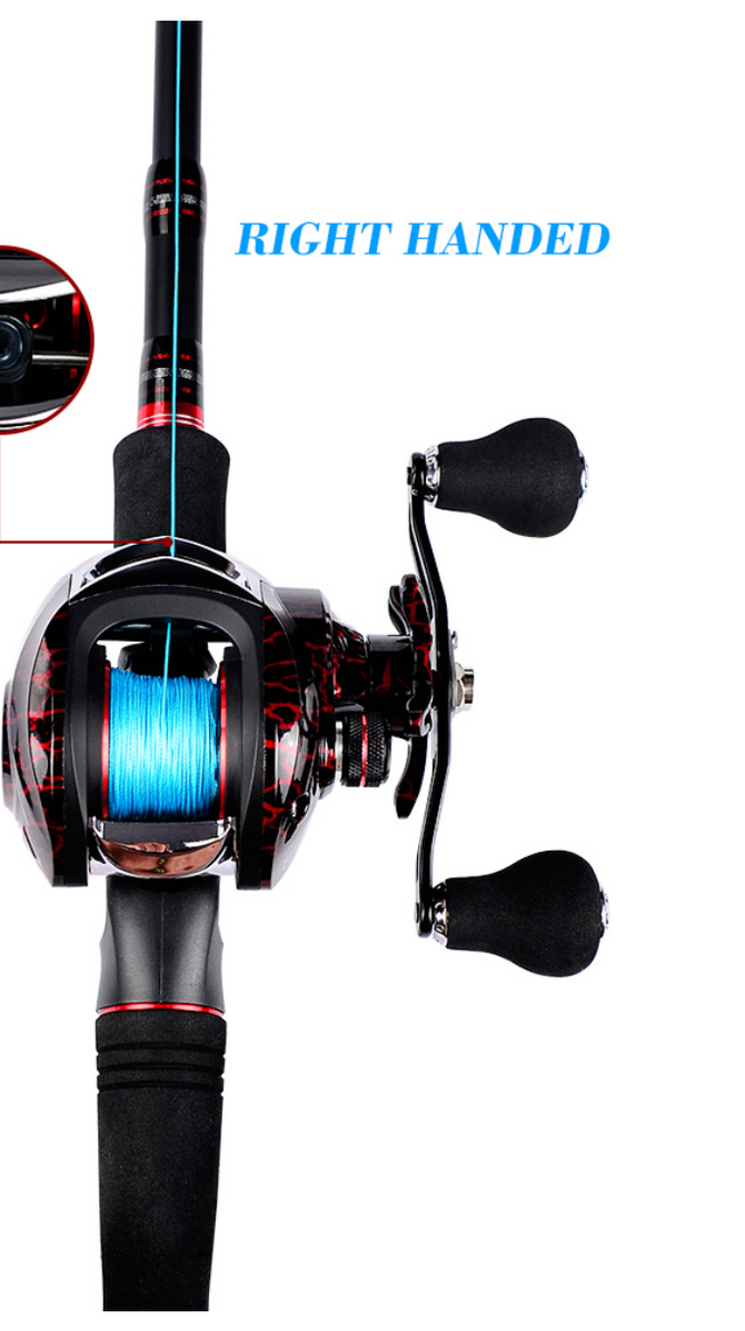 PROBEROS Metal Drop Wheel 18+1 Axis Fishing Reel 7:1:1 Fishing Gear Supplies Sea Fishing Reel