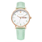 Disney Women Watch Double Calendar Belt Korean Fashion Trend Large Dial Quartz Watch Student Net Belt Women's Casual Watch 269 Gifts for Women