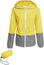 Avoogue Raincoat Women Lightweight Waterproof Rain Jackets Packable Outdoor Hooded Windbreaker