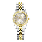 MISSFOX watch Swiss fashion simple temperament diamond luminous stainless steel ladies watch 2890
