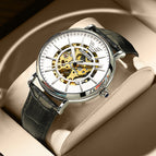 KIMSDUN Men's watch automatic mechanical watch hollow high-end waterproof casual men's watch K-2025A
