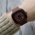 Calendar Girls' Silicone Watch Turntable Square Men's and Women's Retro Plastic Watch Men's and Ladies' Watches Quartz Watch 217