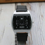 Punk Style Turntable Boys New Concept Watch Trendy Men's Fashion Watch All-Match Square Belt Quartz Watch 58778