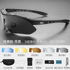 ROCKBROS classic polarized cycling glasses for men and women outdoor sports bike mirror with myopia frame 0089