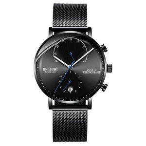 Belushi 537 Man Business Wrist Watch Men Watches Chronograph Luxury Brand Male Clock Quartz Wristwatch Male Watch