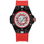ONOLA ON3836 2023 Fashion New Hollow Automatic Mechanical Watch Men's Waterproof Transparent Case Tape Watch Men