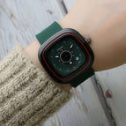 Calendar Girls' Silicone Watch Turntable Square Men's and Women's Retro Plastic Watch Men's and Ladies' Watches Quartz Watch 217