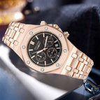 PINTIME Multi-Functional Men's Quartz 6-Pin Business fashion calendar waterproof men Watch 1473