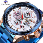 Forsining New Hot Selling Waterproof Multifunctional Mechanical Watch Men's Fashion Automatic Mechanical men Watch SLZe168