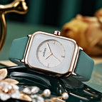 Square Sport Women Watches Korean Fashion Ladies Quartz Casual Rubber Watch for woman