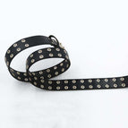 Fashion Men Casual Black Punk Belt Waistband Personality Accessories men's gift