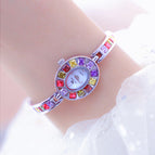 BS New Popular Watch Chain Watch Gradual Rainbow Luxury Women's Watch FA1681