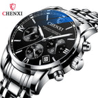 CHENXI New Student Steel Belt Sports Watch Men's Waterproof Luminous Watch Quartz Watch CX-911