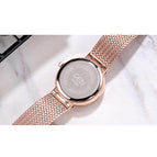 GEDI 82006 Fashion Casual Watch Korea style Women Elegant Luxury Stainless Steel Waterproof Ladies Diamond Rhinestone Analog Quartz Wristwatch