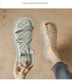 Sandals women's summer all-match sandals and slippers women's flat-soled sandals and slippers 138-5