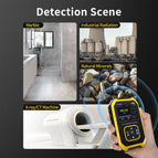 FNIRSI-GC01 Geiger Counter Nuclear Radiation Tester Food & nuclear sewage Test Professional Marble Radiation Ionization Personal Dose Alarm Radioactive Tester