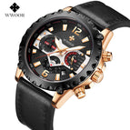 WWOOR 8880 Men's Watch Casual Business Men's Watch Waterproof Fashion Men's Quartz Watch 8880P